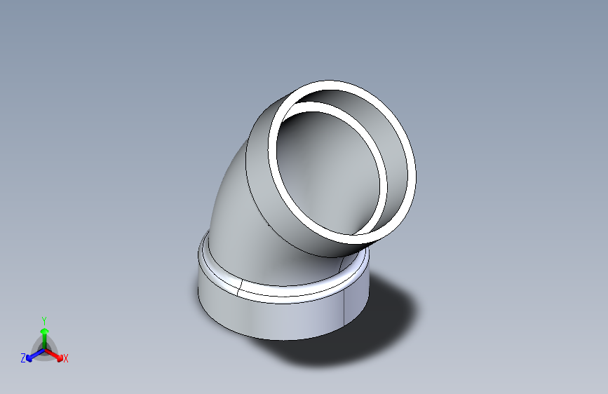 船舶管路系统S4_SeaDrainPLUS_1-8Bend-SxS_37E165003_3in Sea Drain Plus - 45 Bend - SxS