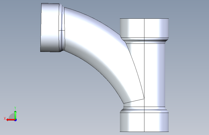 船舶管路系统S9_SeaDrainPLUS_LongTurnTee-SxSxS_37E173001_1-1-2in Sea Drain Plus - Long Turn Tee - SxSxS
