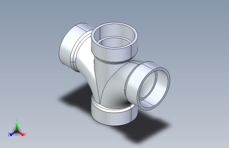 船舶管路系统S15_SeaDrainPLUS_DoubleSanitaryTee-SxSxSxS_37E161902_2in Sea Drain Plus - Sanitary Double Tee - SxSxSxS