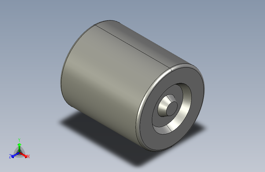 SKF带有一个坯料端的针辊轴承3D模型IGS格式