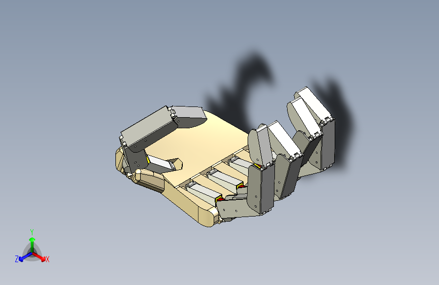 仿生机械手 (44) 主视图