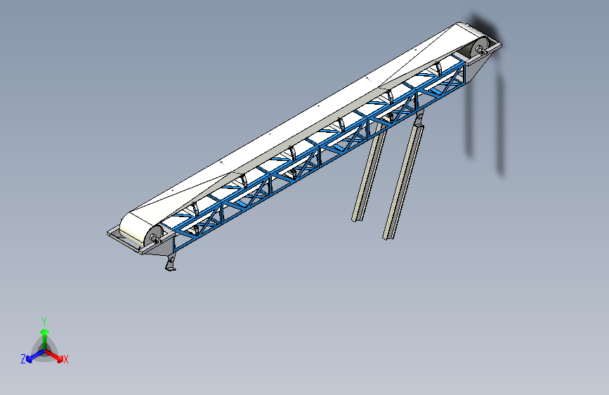 correia completa皮带输送机3D图纸 IGS格式