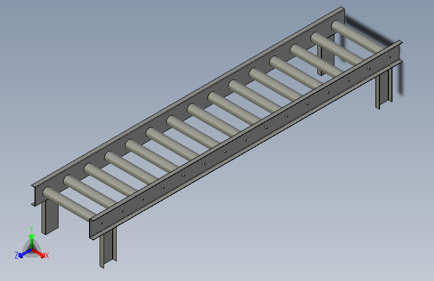 基架滚筒输送机basic-roller-conveyor-STP