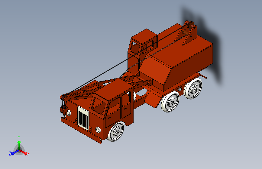 木制汽车起重机wooden-truck-crane-1-inventor