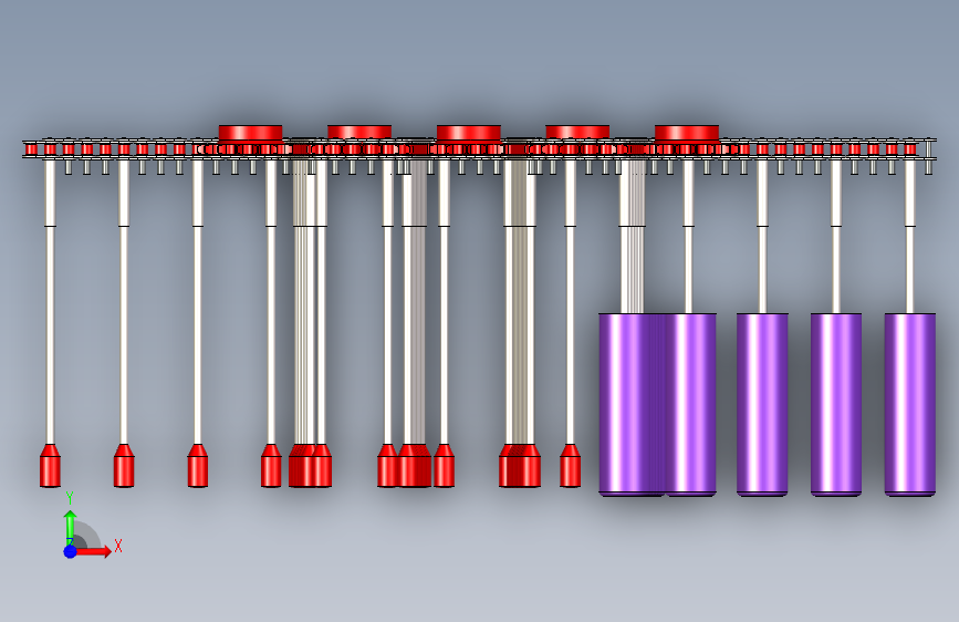 滚子链pin-oven-chain-roller-chain-STP 正面视图