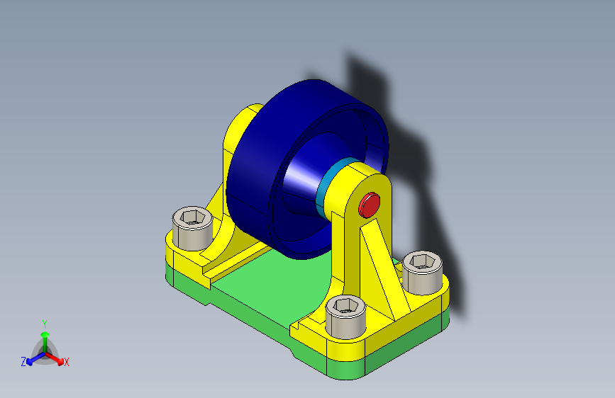 滚轮组件roller-assembly-13-STP