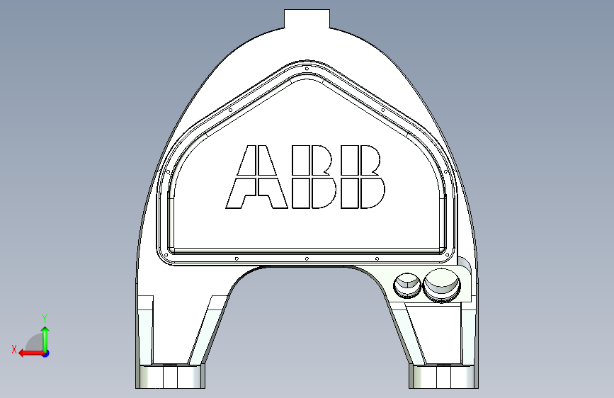 ABB全系列机器人3-3D模型 (143) 背面视图