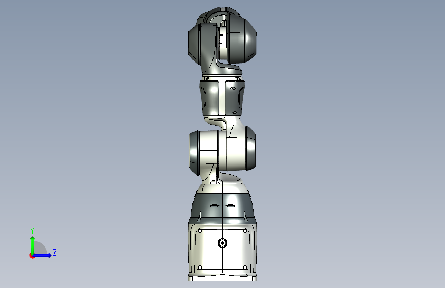 ABB全系列机器人3-3D模型 (59) 左侧视图