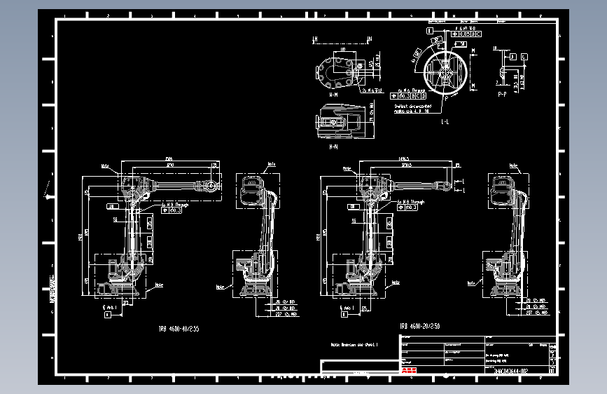 ABB IRB4600CAD图纸