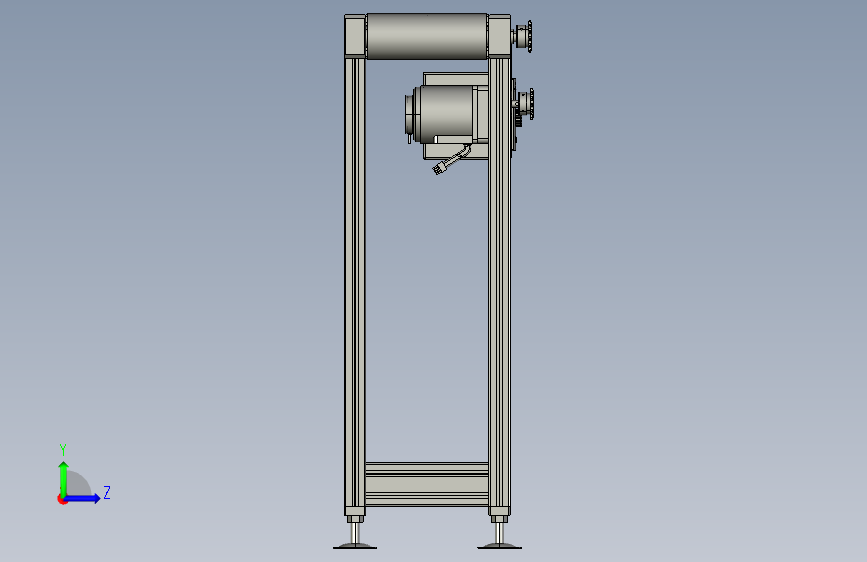 500mm皮带输送机3d图纸 Step格式 Step 模型图纸下载 懒石网