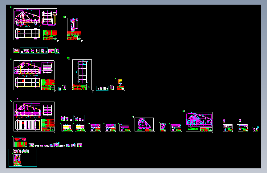 2ZK1645直线振动筛CAD