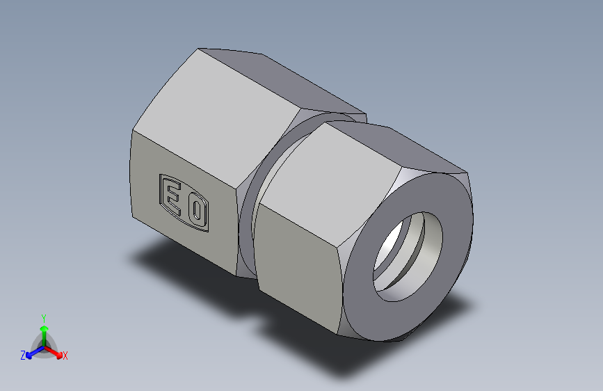 卡套式工业通用硬管接头EO_Swivel_connector_GAI16ZSM71