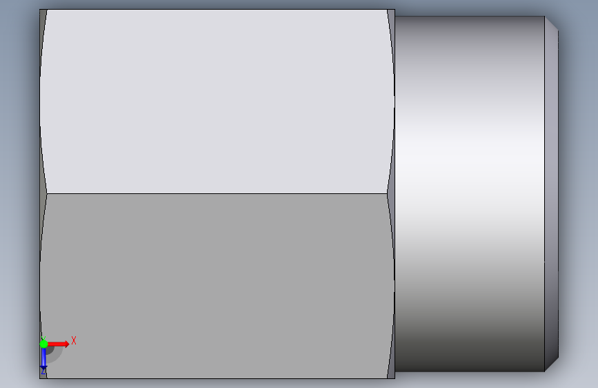 卡套式工业通用硬管接头EO_Swivel_connector_GAI18LR71X 俯视图