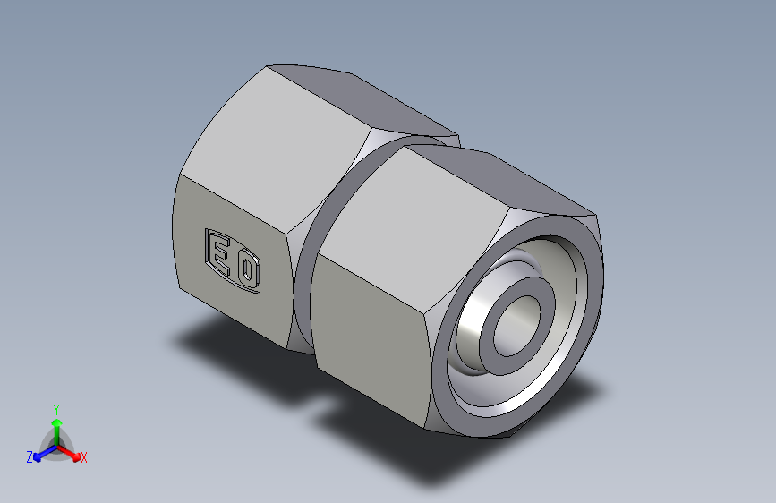 卡套式工业通用硬管接头EO_Swivel_union_GZ10SCF