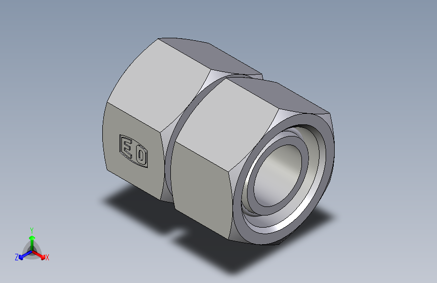 卡套式工业通用硬管接头EO_Swivel_union_GZ22LCF