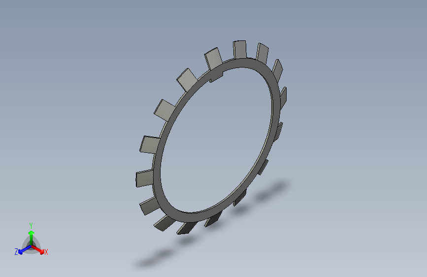 SKF轴承配件开槽螺母锁紧垫圈3D模型IGS格式