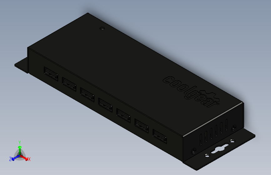 金属端口usb2.0集线器