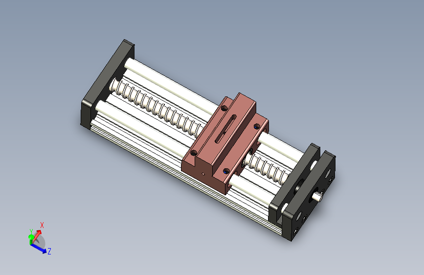 ACTUADOR LINEAL线性执行器3D图纸 Solidworks设计