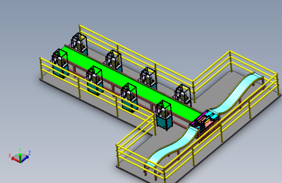 电子插针精密焊接生产线3D数模图纸 Solidworks17设计