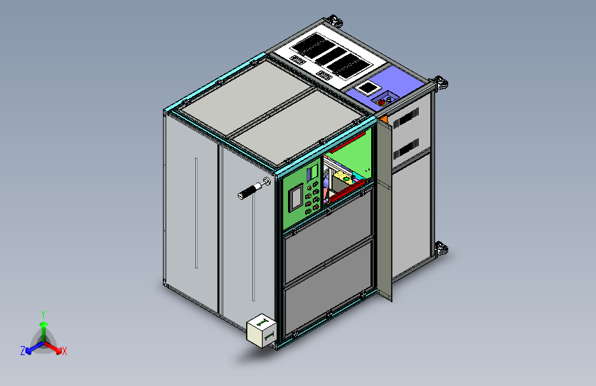 布轮打磨标准工作站3D数模图纸 Solidworks18设计 附step