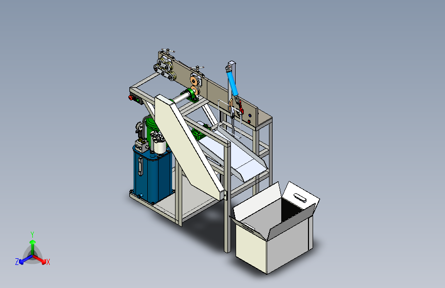 钢筋弯曲折断机3D数模图纸 Solidworks设计 附x_t格式