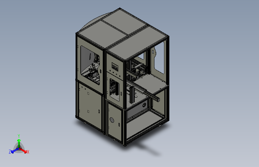 上料设备3D数模图纸 Solidworks18设计 附STEP
