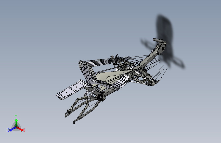 卧式脚踏三轮车-1--stp