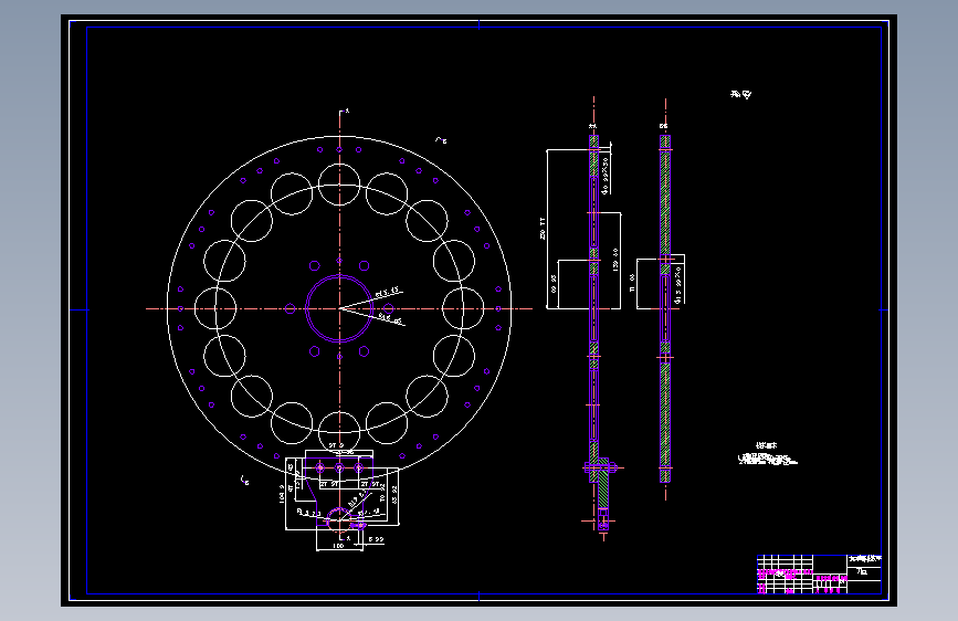 MC无机械手换刀刀库设计