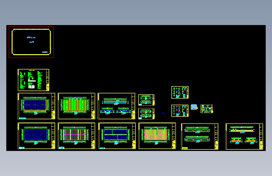 中阳石业钢结构工程CAD