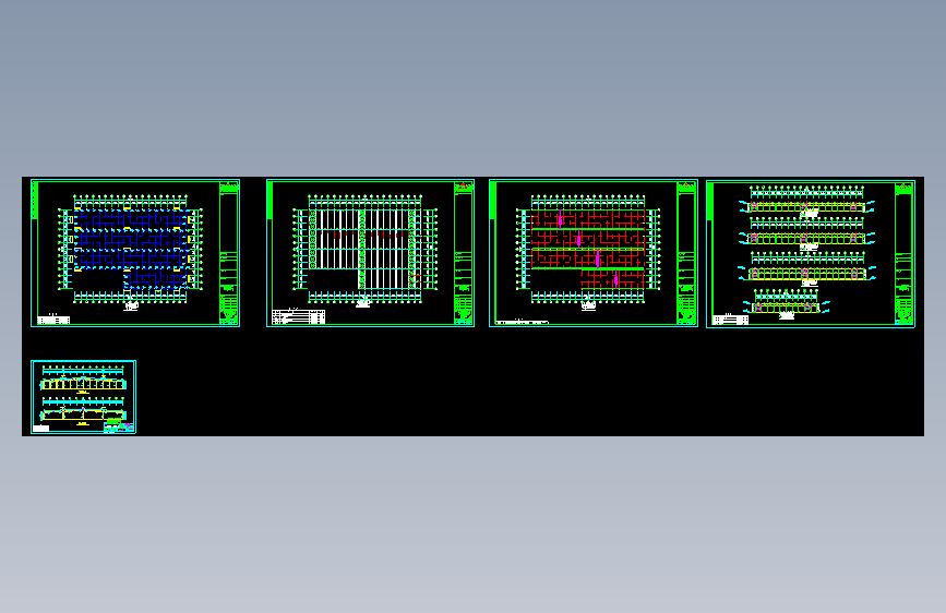 远达公司钢结构工程CAD