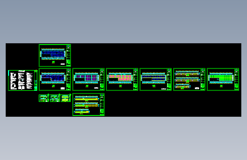 湖北某公司钢结构工程CAD