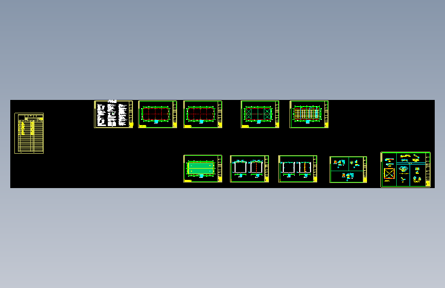 广西南宁18米跨度工程CAD