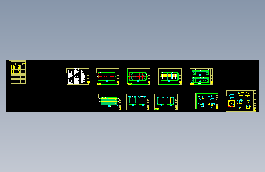 广西南宁12米跨度工程CAD