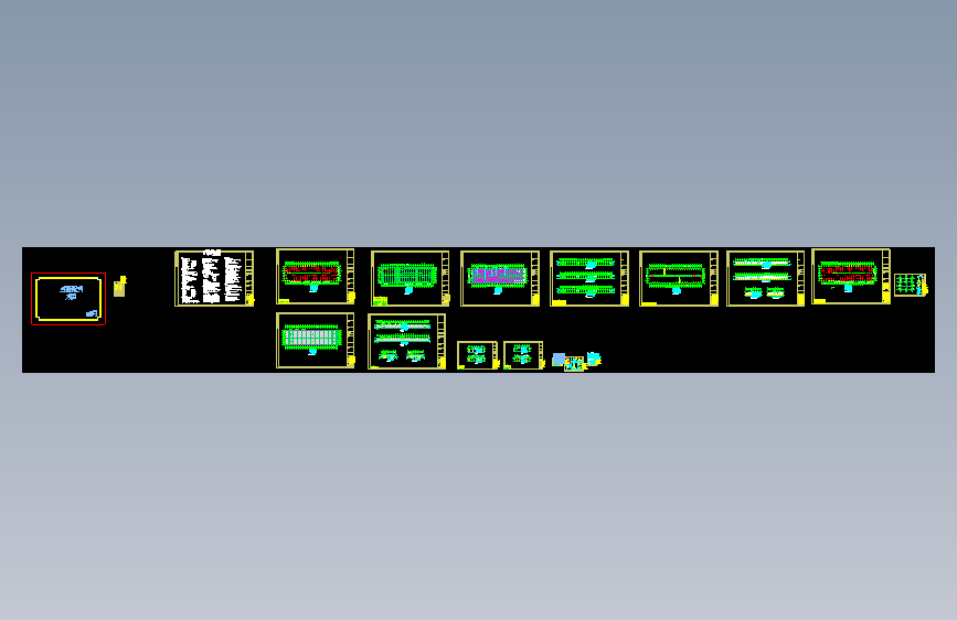 东升三厂48米跨度工程CAD
