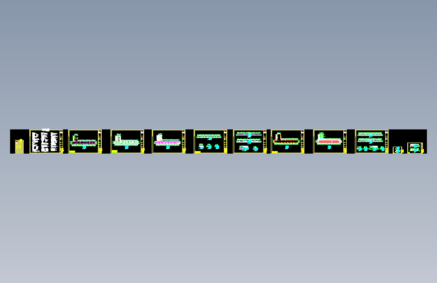 超越集团一期钢结构工程CAD