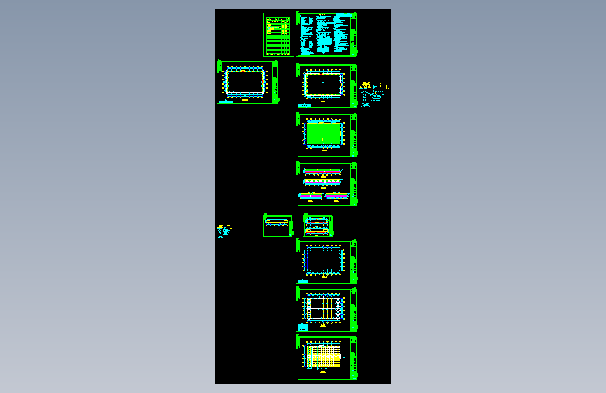 文革某工程钢结构CAD