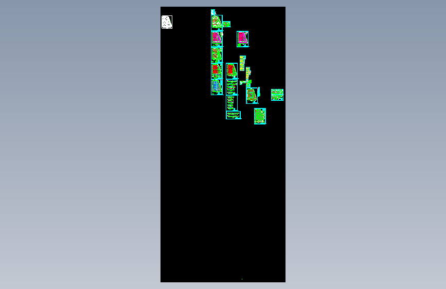 西部石材城钢结构工程CAD