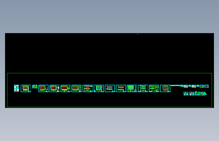 西部石材城钢结构工程CAD