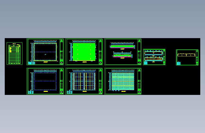 某纸业公司90米X70米工程CAD