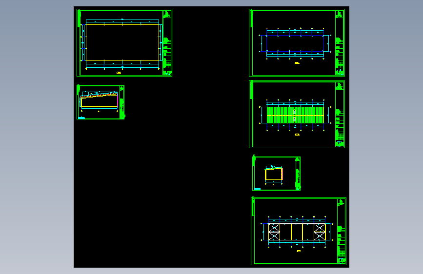 某公司钢结构彩钢CAD