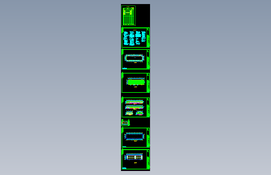 某公司1号钢结构厂房CAD