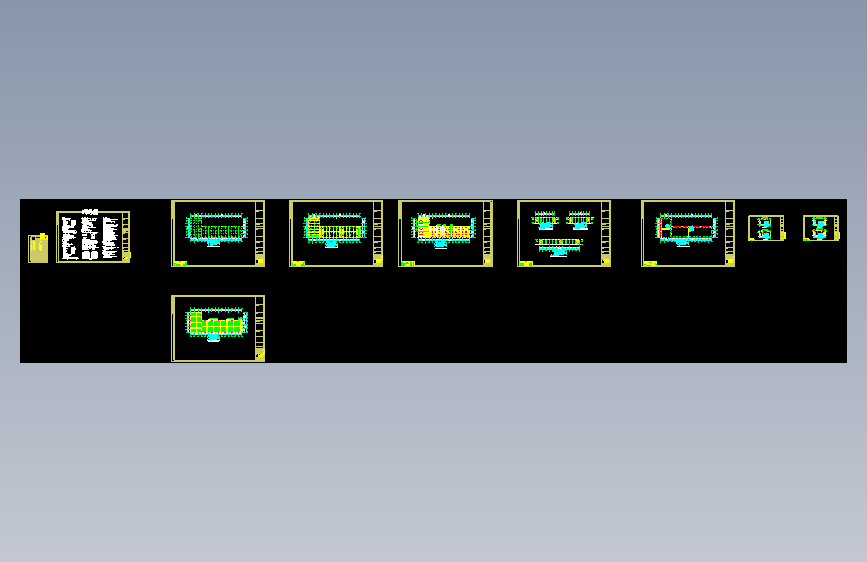 康利石材公司钢结构工程CAD