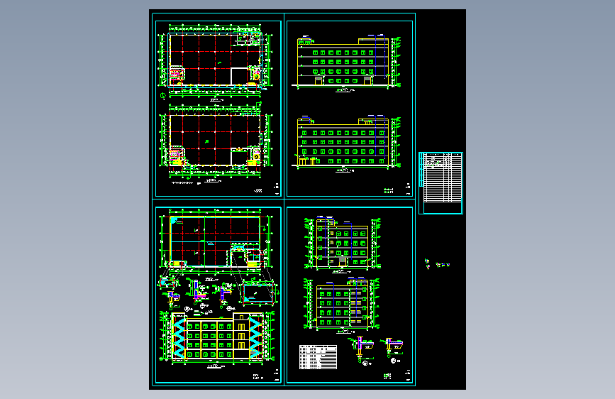 工业厂房建筑图纸.dwg