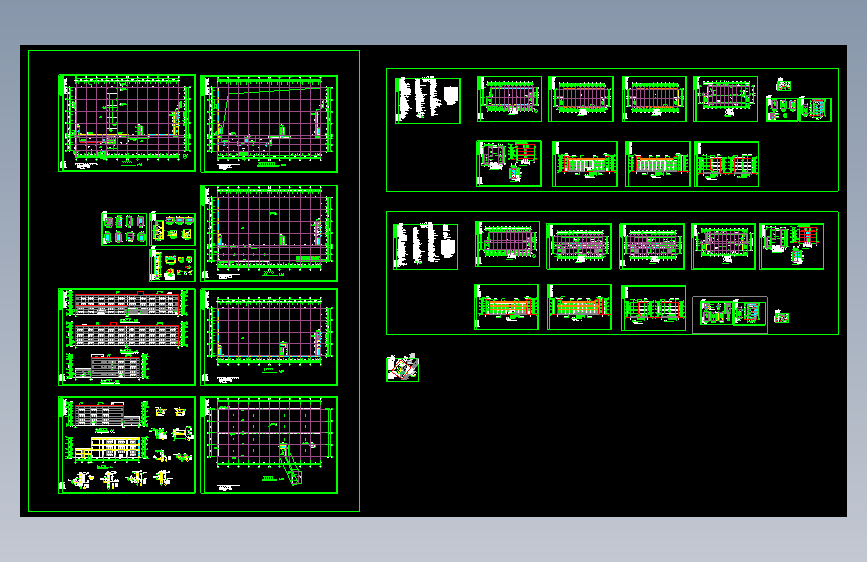 厂房全套建筑施工图
