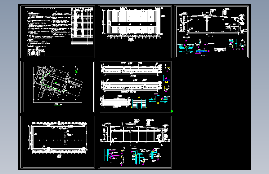 某钢结构厂房建施图