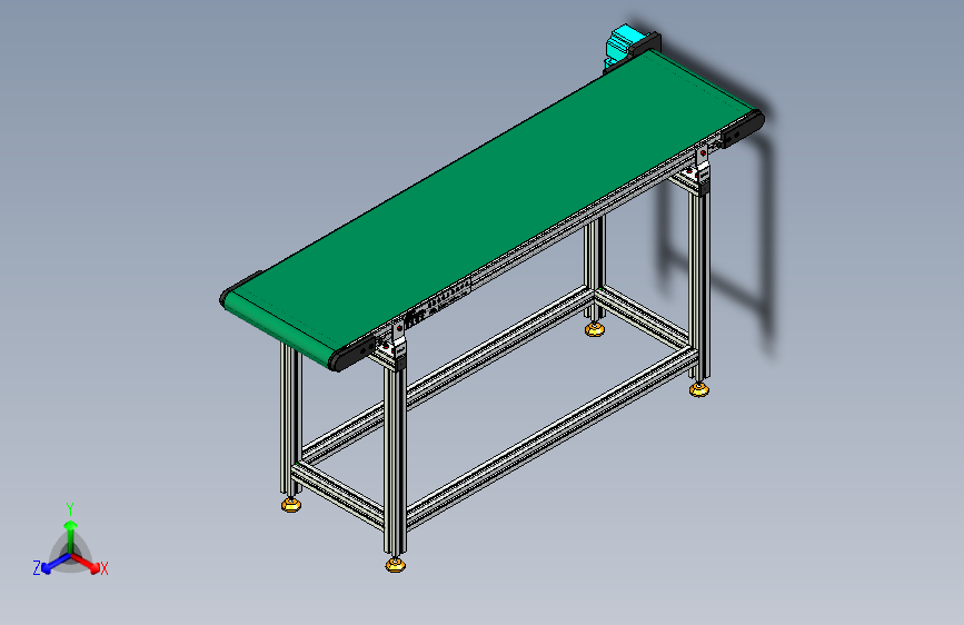 LE-XC5050-左直连驱动皮带线-负载80kg