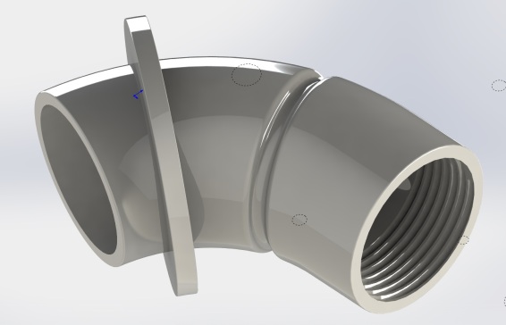 管件注射模具3D模型图纸 X_T格式