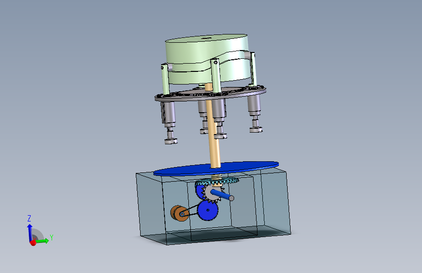 旋转机构SW+CAD 24.5.10+210+001