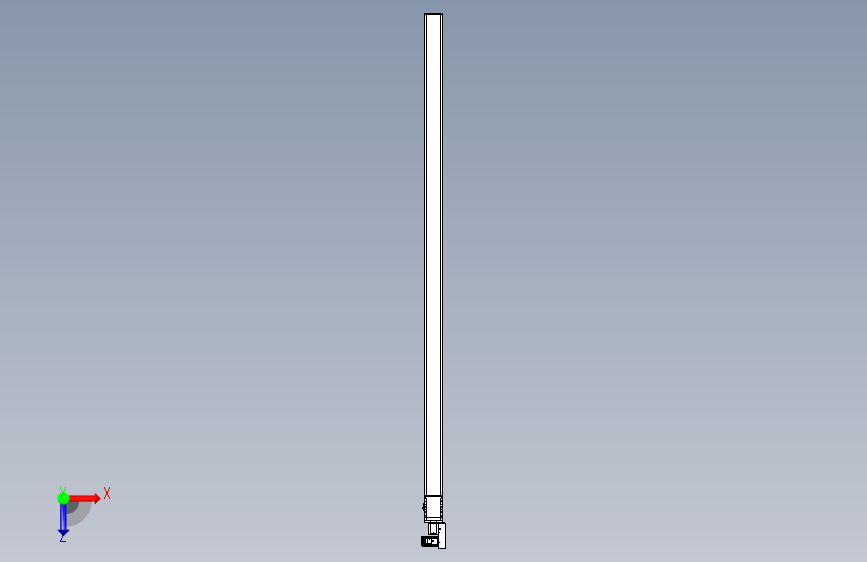 同步带全封闭直线模组TPA-HCB-105D-90-L2750-MR-C-P20-N3 俯视图
