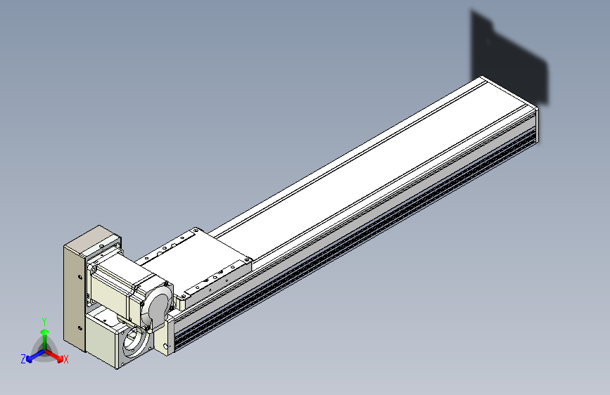 同步带全封闭直线模组TPA-HCB-105D-90-L450-LU-C-P20-N3